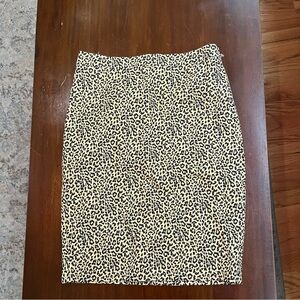 Leopard Print Skirt